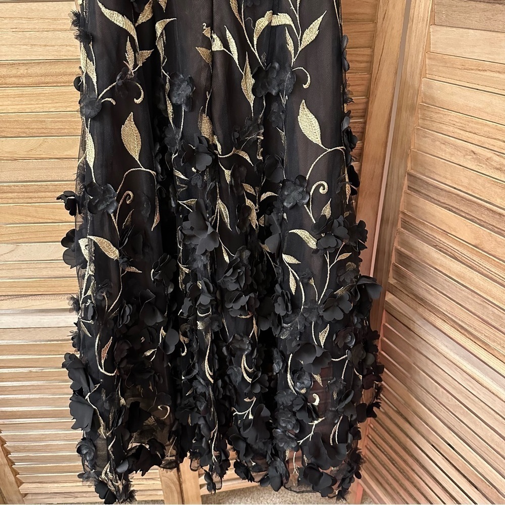 Marchesa Notte High-Low 3D Petal Cocktail Dress size 2 - Picture 8 of 9